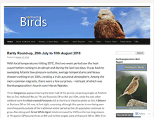 Tablet Screenshot of northantsbirds.com